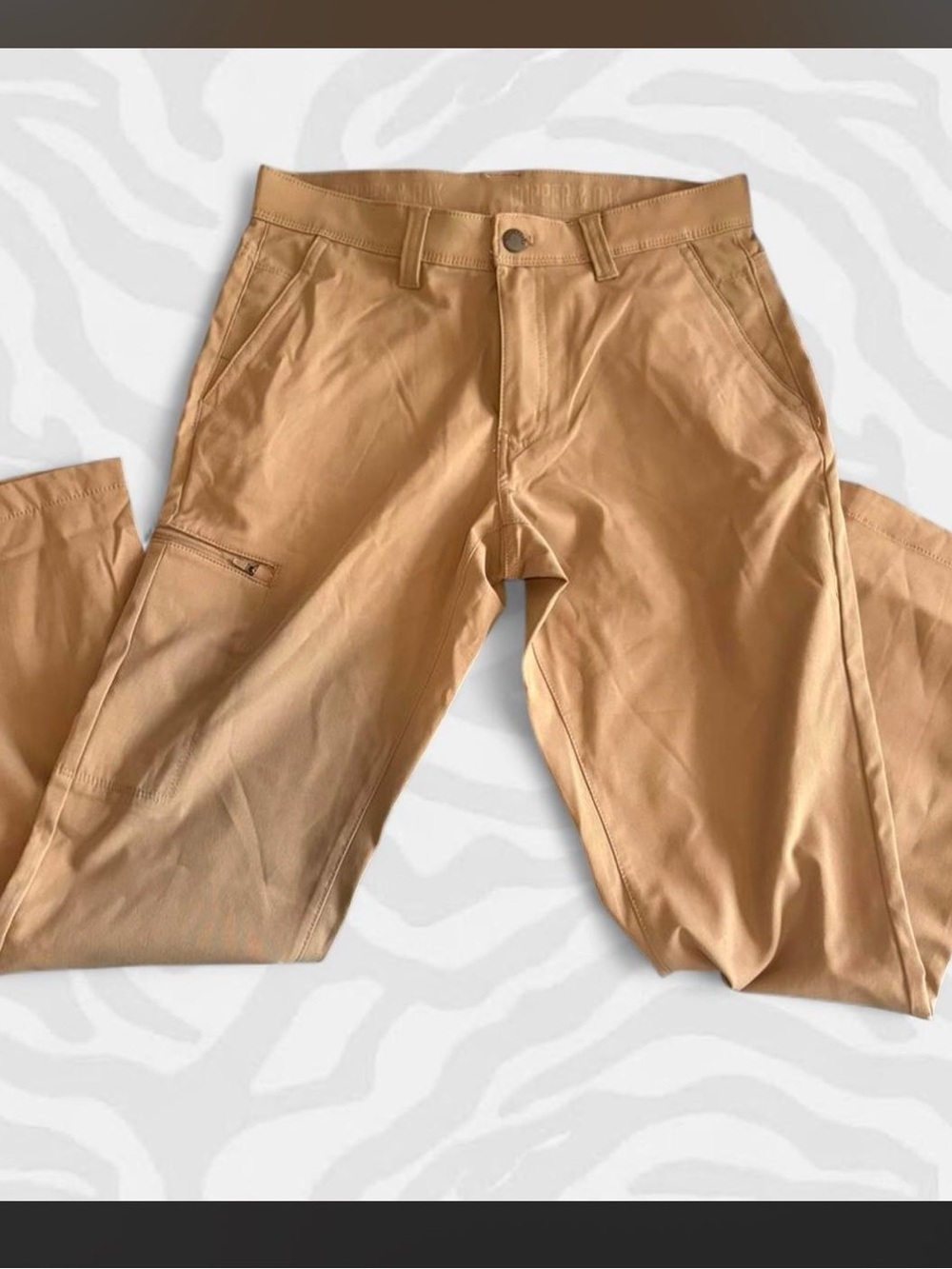 Men's Tan Chino Pants - Classic Utility Chinos